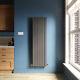 Vertical Radiator Double Anthracite 1600x452 Flat Panel Central Heating Tall Rad