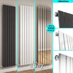 Vertical Radiator Double Single Flat Panel Central Heating Tall Upright Rad 1800