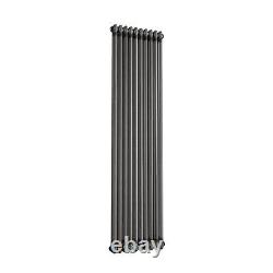 Vertical Radiator Traditional 2 Column Raw Metal Iron Style 1800 x 470mm