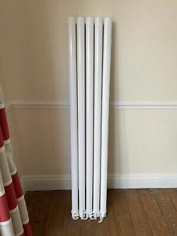 Vertical radiator white 10 bar 1500x294mm
