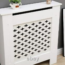 WestWood Radiator Cover White Or Grey Wooden Radiator Wall Shelves Cabinet
