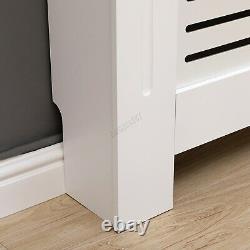 WestWood Radiator Cover White Or Grey Wooden Radiator Wall Shelves Cabinet