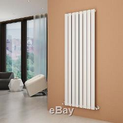 White Designer Central Heating Radiator Vertical Flat Panel Single 1800x608 mm