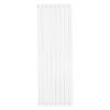 White Designer Flat Panel Oval Column Radiator Towel Rail Central Heating Rads