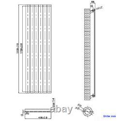 White Designer Radiator Vertical Horizontal Flat Panel Oval Column Rads