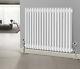 White Traditional Radiator Triple Column Horizontal 600x832mm Central Heating