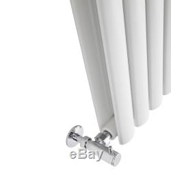 White Vertical Designer Radiators Upright Column Modern Central Heating UK