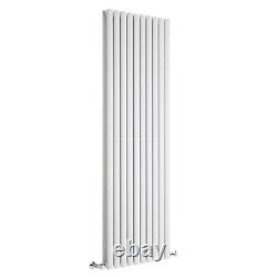 White Vertical Double Panel Radiator 1780mm x 590mm