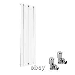 White Vertical Radiator 1800 / 1600 x 452 Flat Panel Central Heating Tall Rad