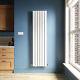 White Vertical Radiator 1800 x 452 Flat Panel Single Central Heating Tall Rads