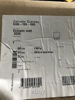 Zehnder Subway Volcanic Matt Designer Towel Radiator 973/600mm 1703btu